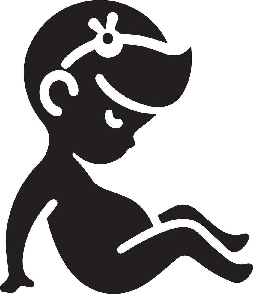 bambino vettore silhouette