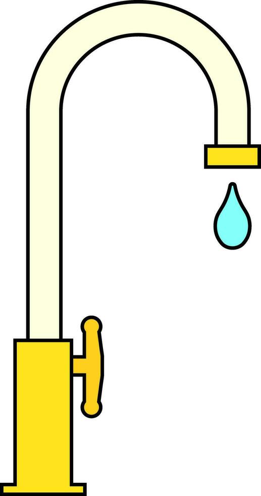 acqua casa Lavello rubinetto icona vettore