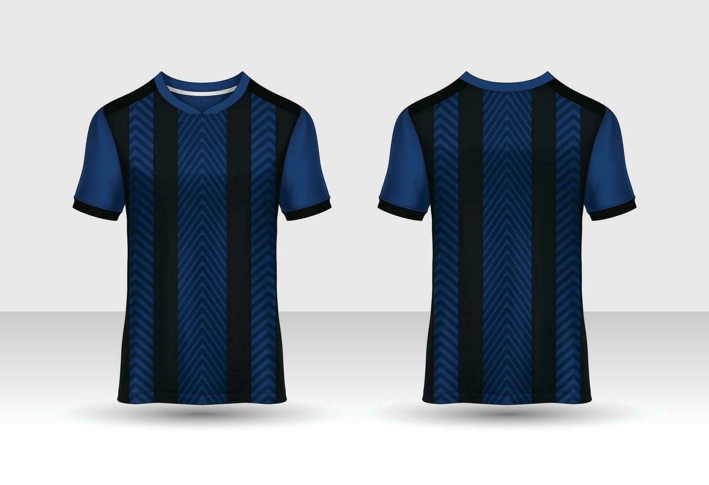 tessuto tessile per sport maglietta ,calcio maglia modello per calcio club. uniforme davanti e indietro Visualizza. vettore