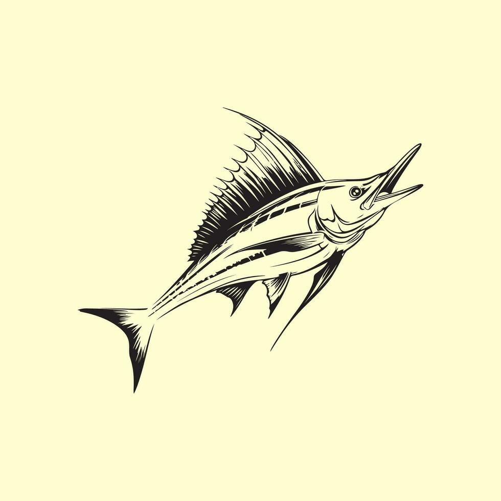 Marlin pesce vettore immagini