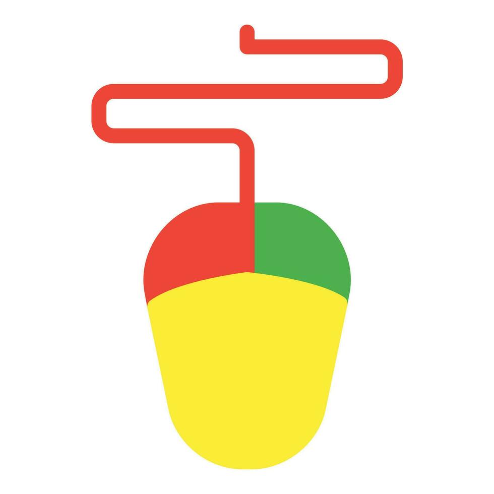 topo icona o logo illustrazione piatto colore stile vettore