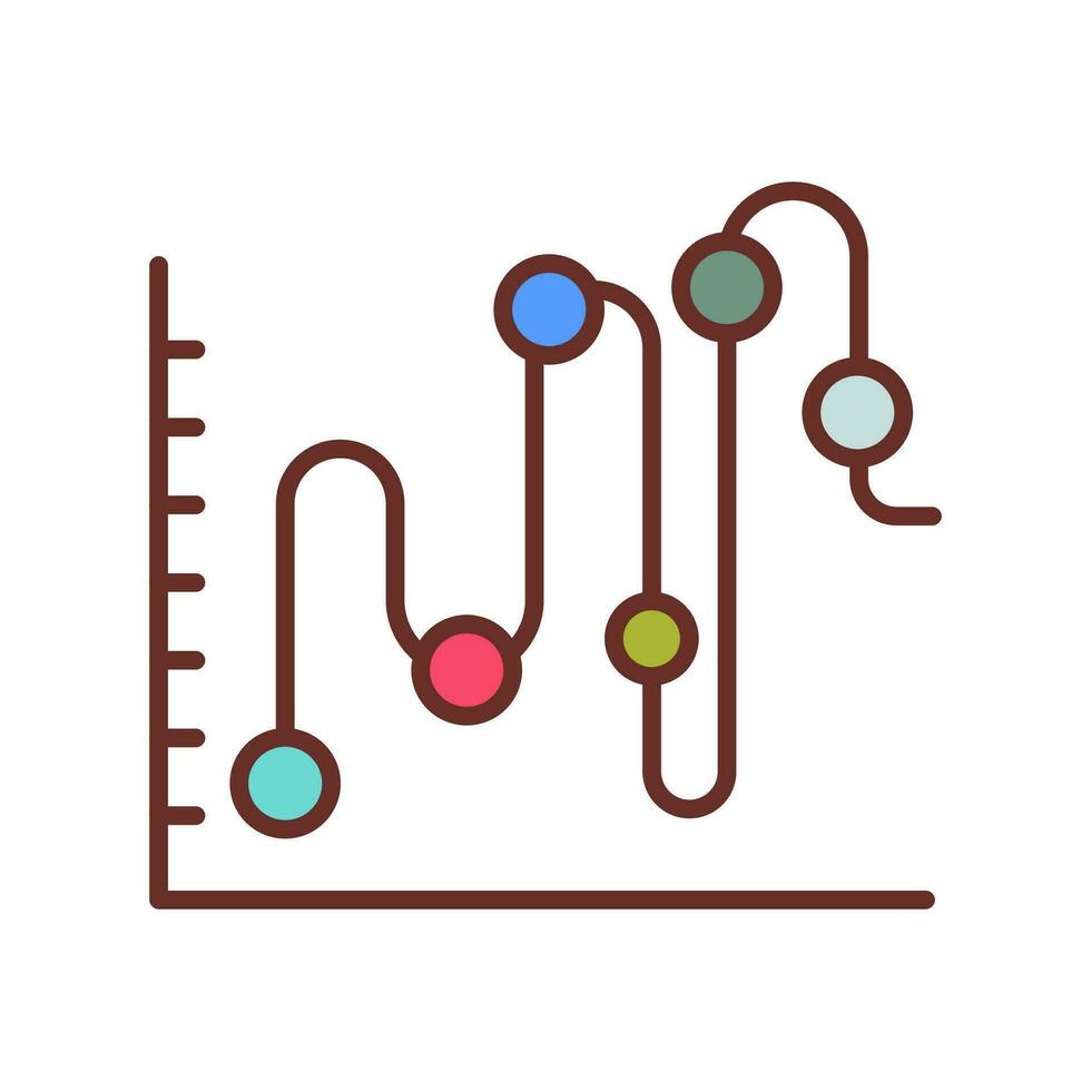 grafico nel vettore. illustrazione vettore