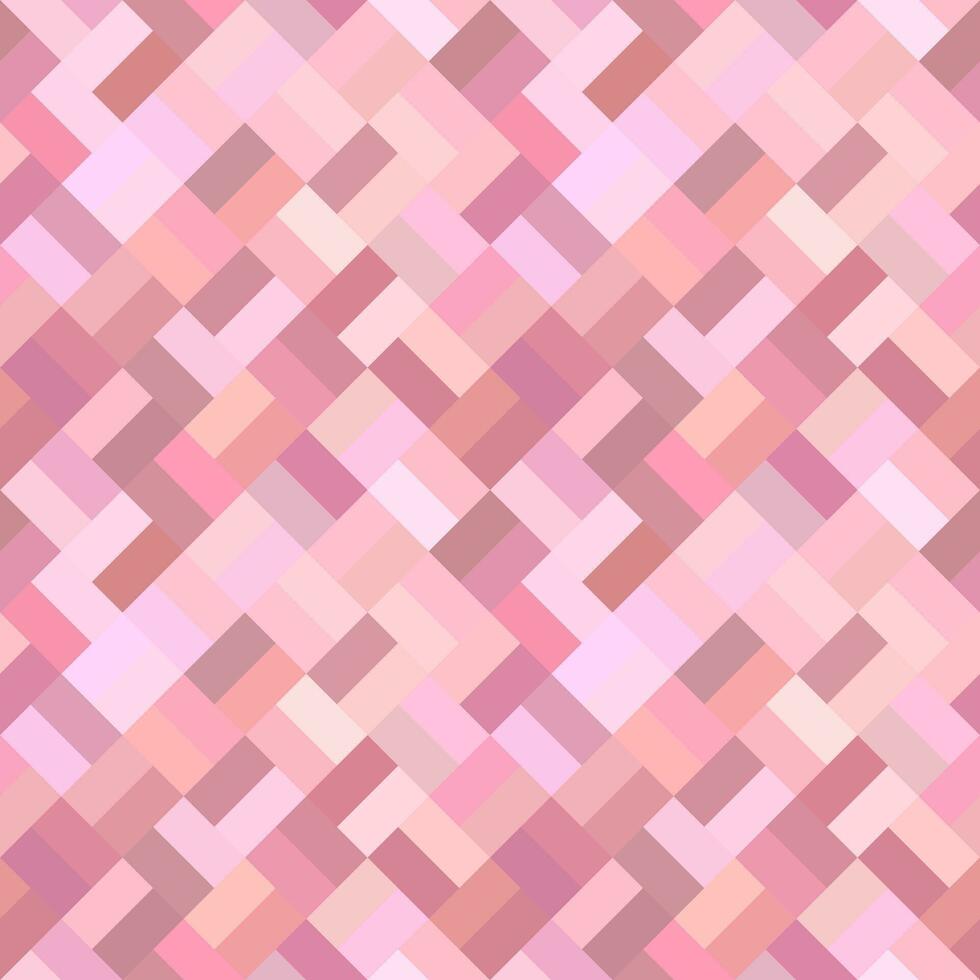 rosa geometrico diagonale rettangolo mosaico piastrella modello sfondo - senza soluzione di continuità grafico design vettore