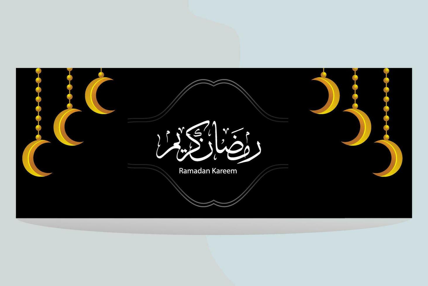 Ramadan bandiera design modelli vettore