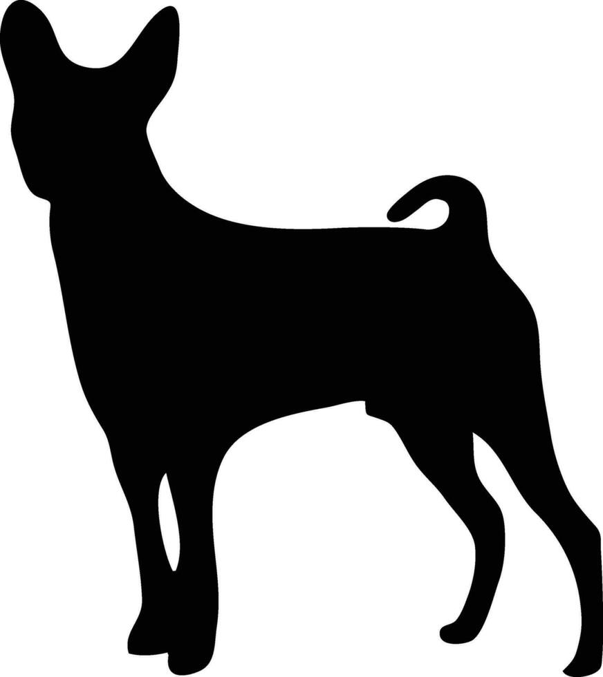 cane silhouette lealtà gratuito Immagine vettore