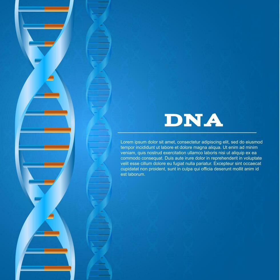 scienza dna struttura astratto design sfondo, vettore