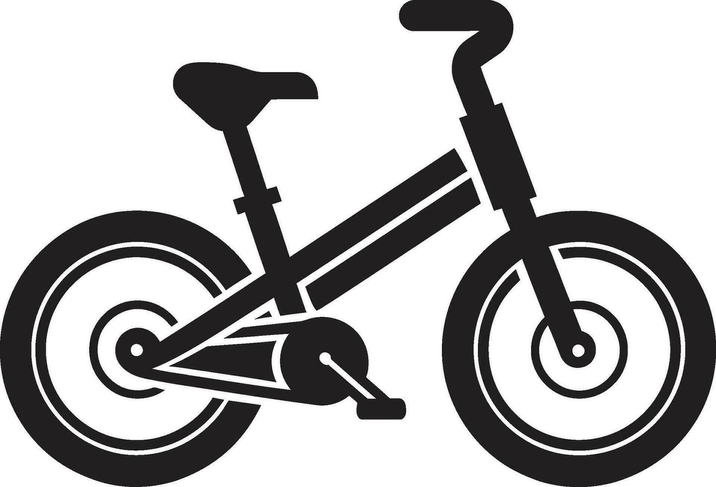 eco cavalcata dinamo nero vettore emblema futuristico pendolare elettrico bicicletta insegne