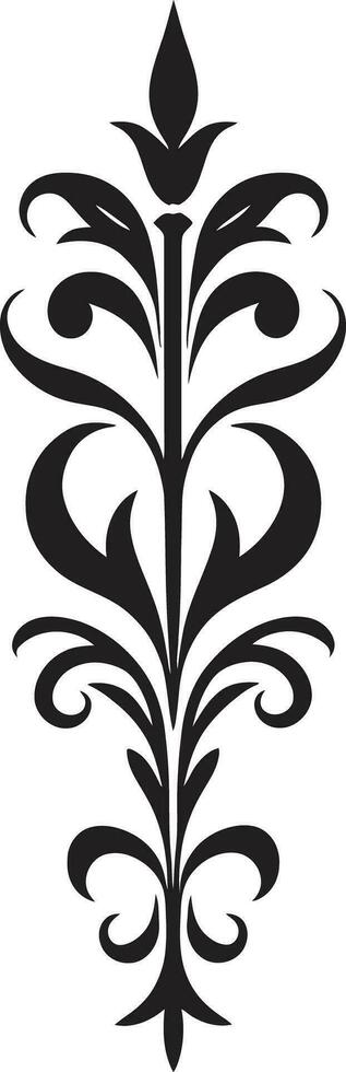 decorativo fiorire ornamentale iconico emblema opulento abbellimenti vettore logo design