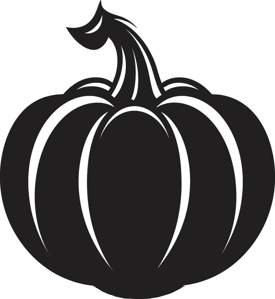 incantata zucca essenza logo vettore design festivo zucca diletto iconico emblema design