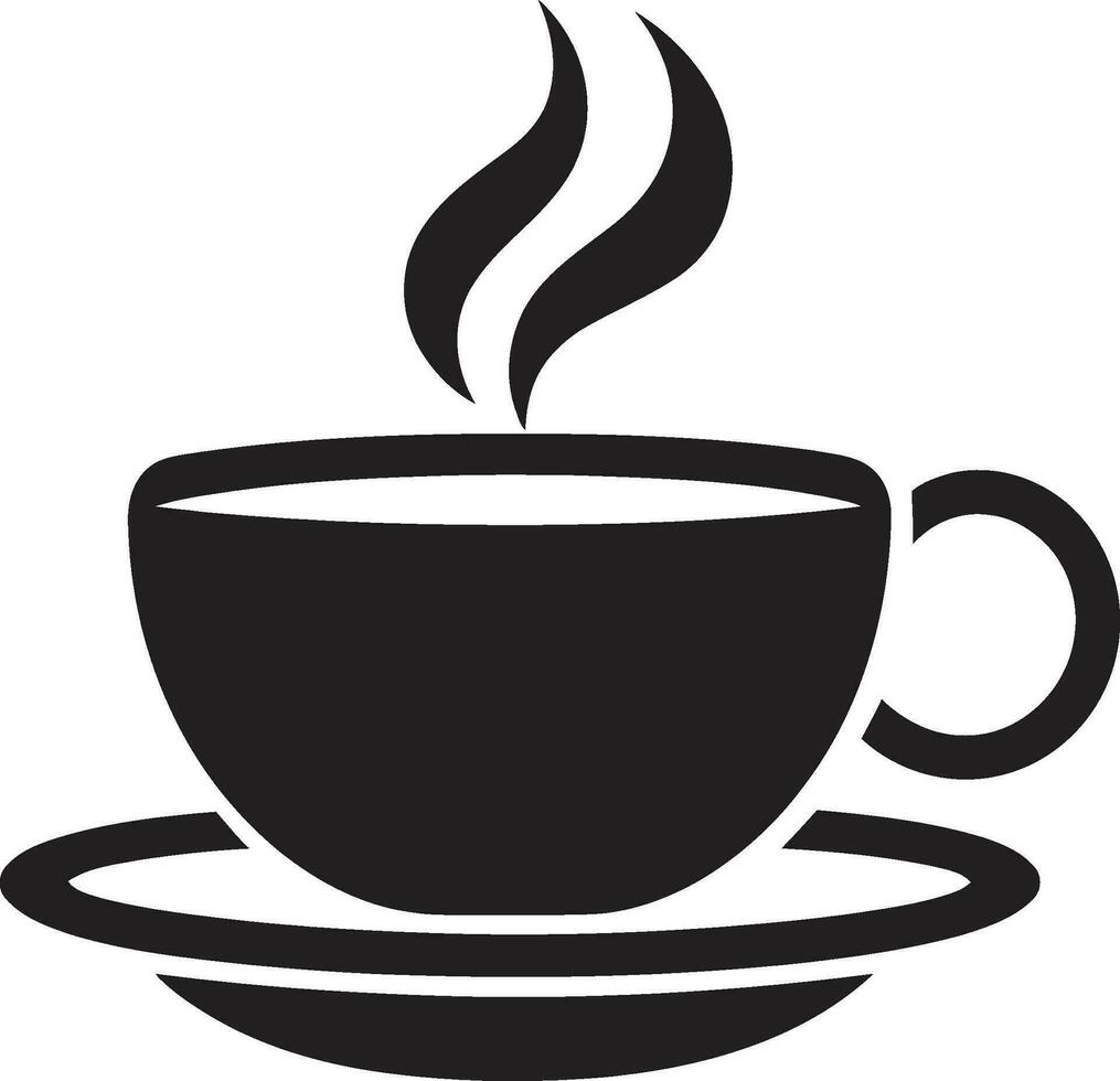 espressomaster elegante vettore caffè tazza design brewmark elegante caffè tazza simbolo