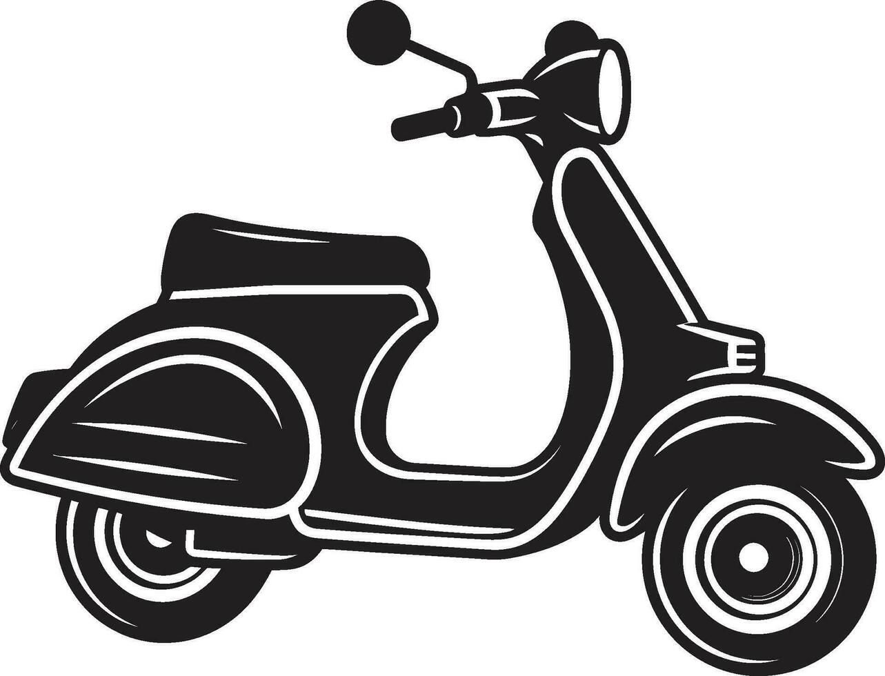 scooter lucentezza vettore logo icona veloce urbano srotolare logo iconico emblema