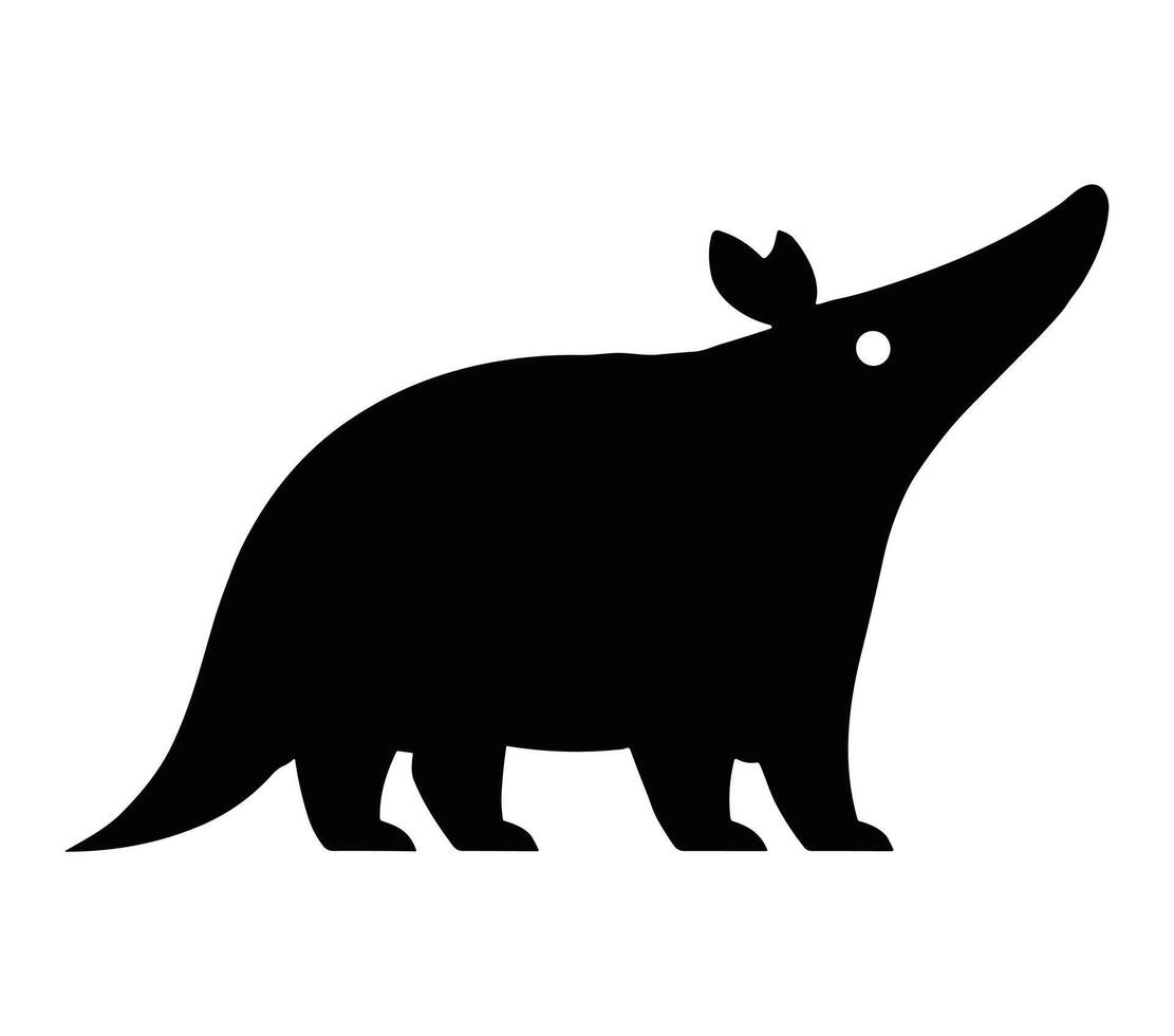 aardvark logo icona disegni. vettore