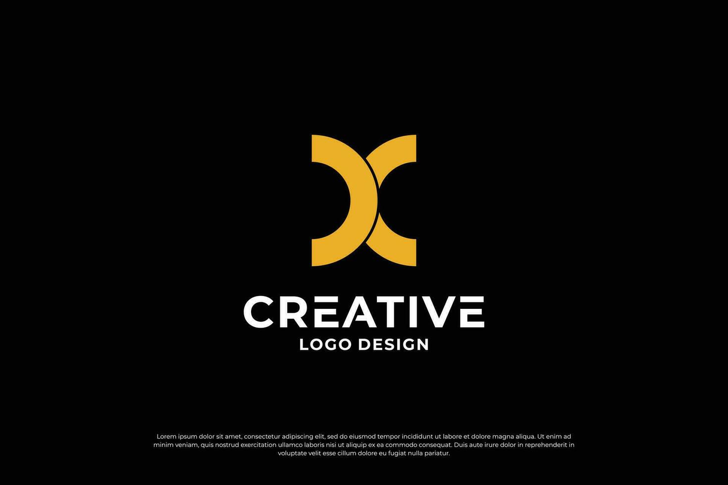 lettera X logo design modello. iniziale lettere X. creativo X simbolo. vettore