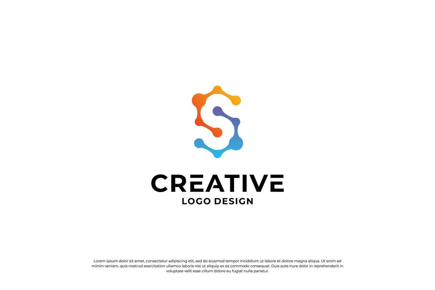 lettera S logo design modello. iniziale lettere S logo vettore. creativo S simbolo marchio. vettore