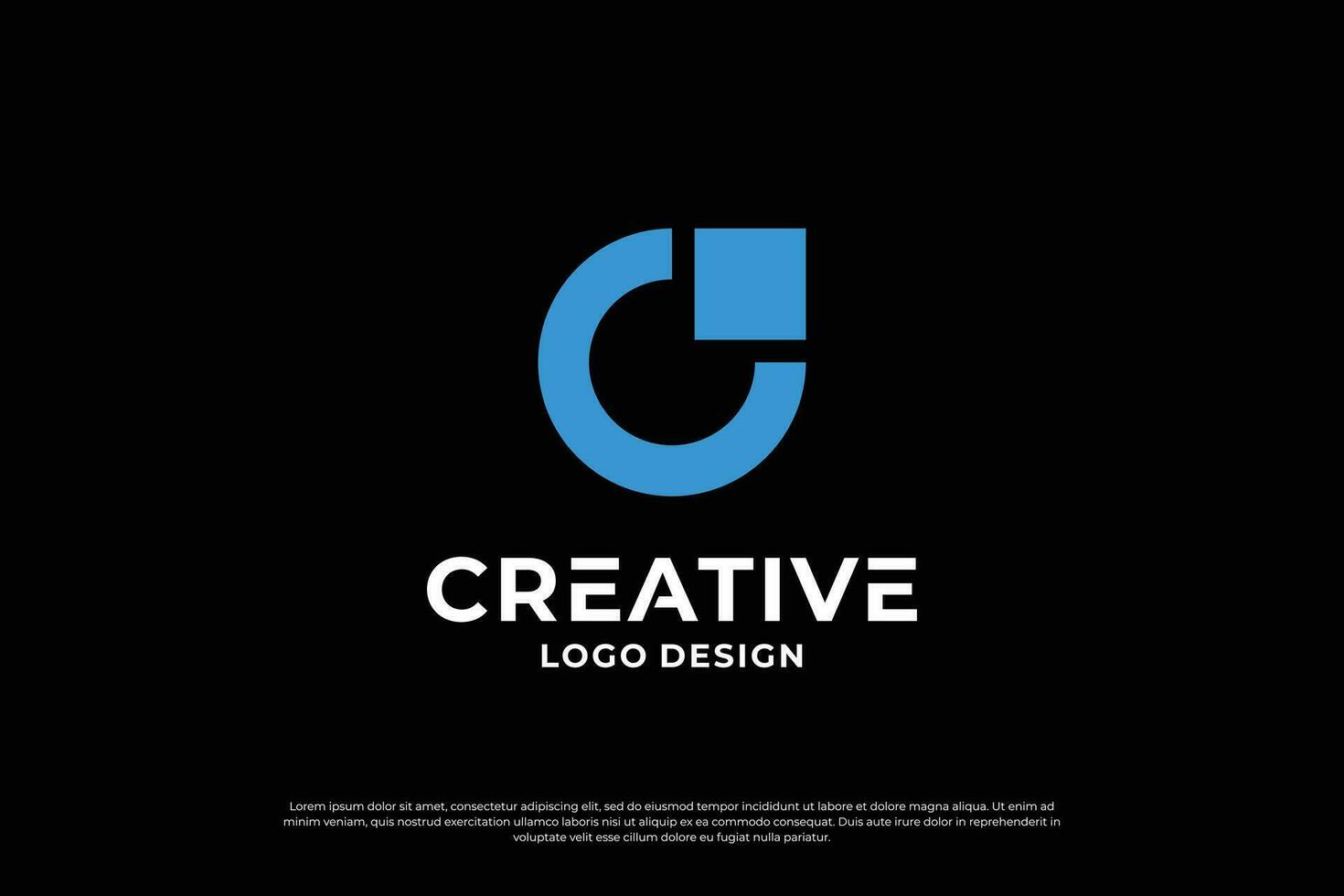 creativo lettera o logo design modello. iniziale lettere o logo vector.print vettore