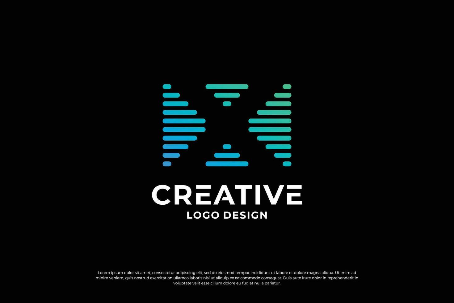 lettera X logo design modello. iniziale lettere X. creativo X simbolo. vettore