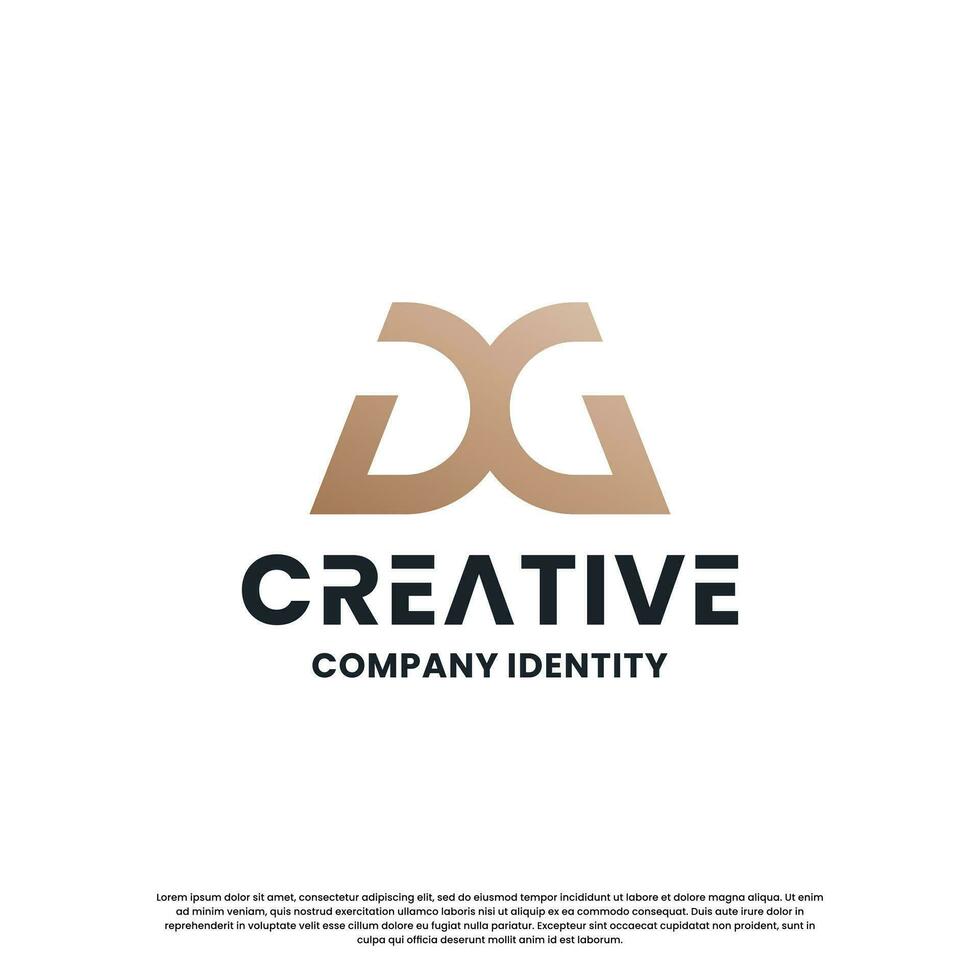 lettera d d logo design creativo. iniziali per il tuo azienda identità. vettore