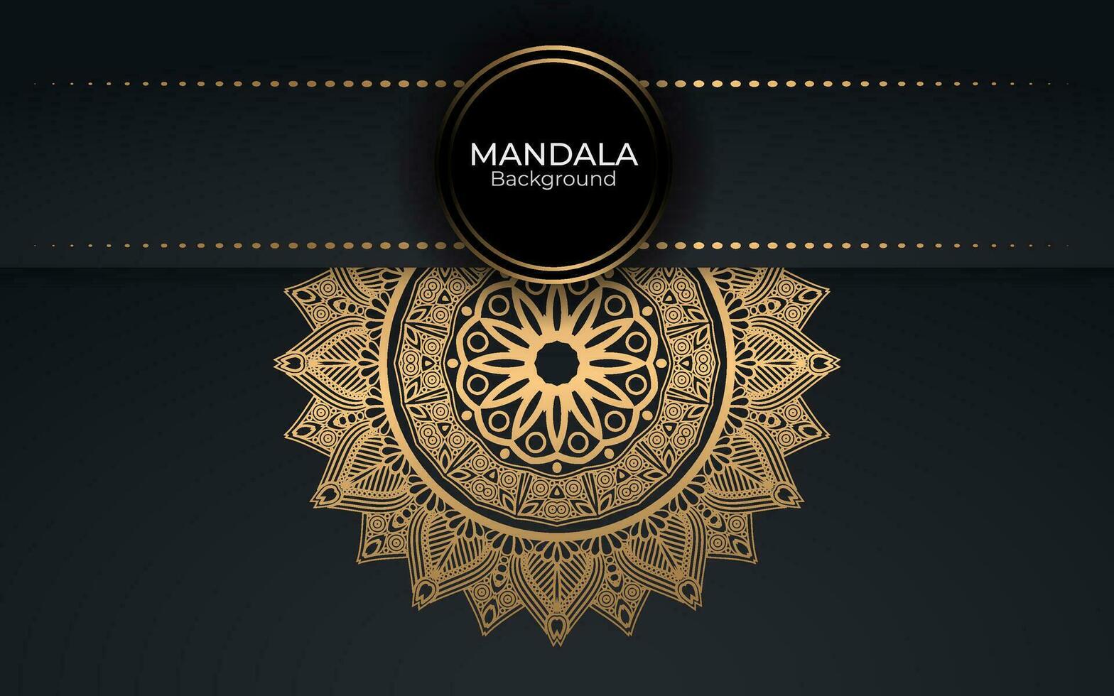 lusso creativo islamico mandala sfondo design o circolare modello nel modulo di mandala per henné, mehndi, tatuaggio, decorazione. decorativo ornamento nel etnico orientale stile. colorazione libro pagina. vettore