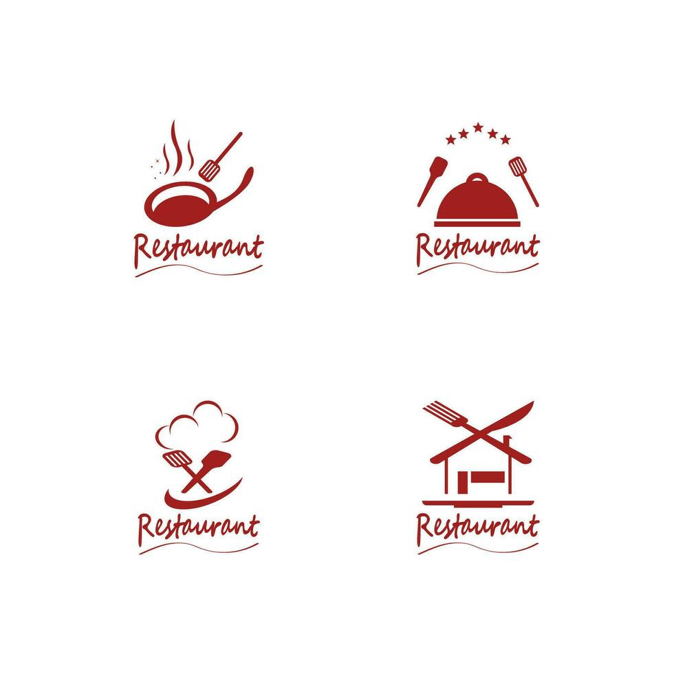 ristorante logo vettore modello illustrazione