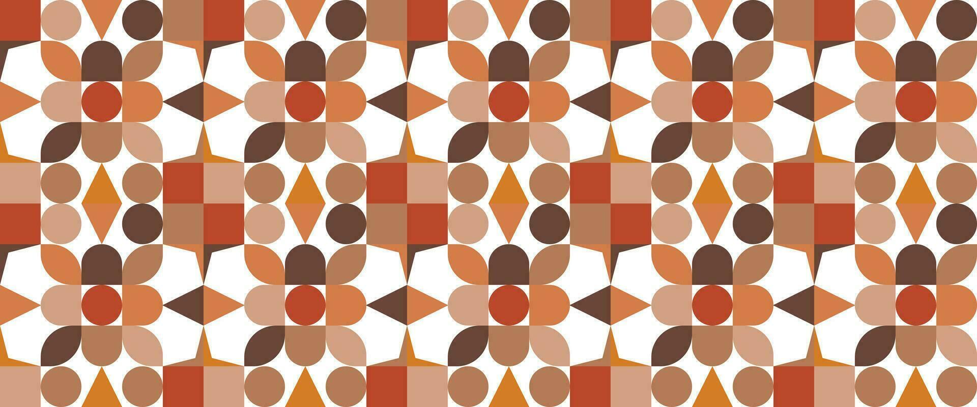 geometrico modello vettore sfondo con scandinavo astratto colore o svizzero geometria stampe di rettangoli, piazze e cerchi forma design