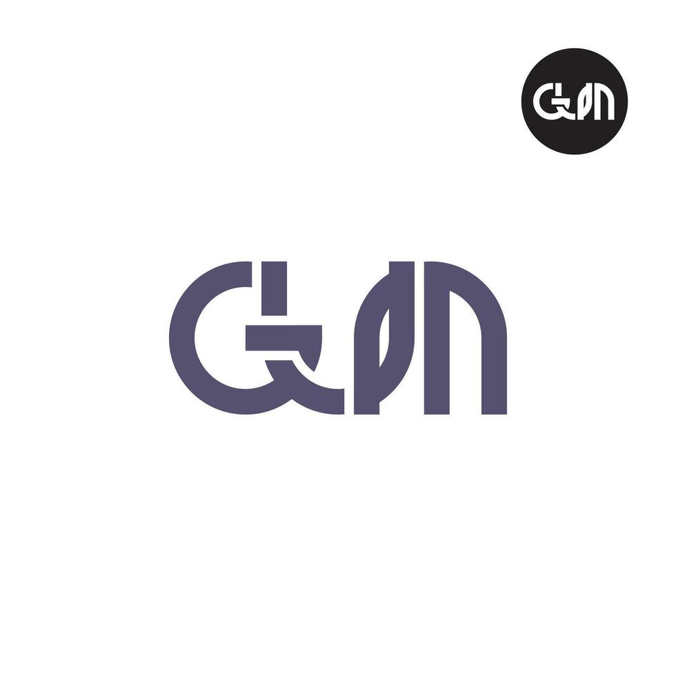 lettera gomma monogramma logo design vettore