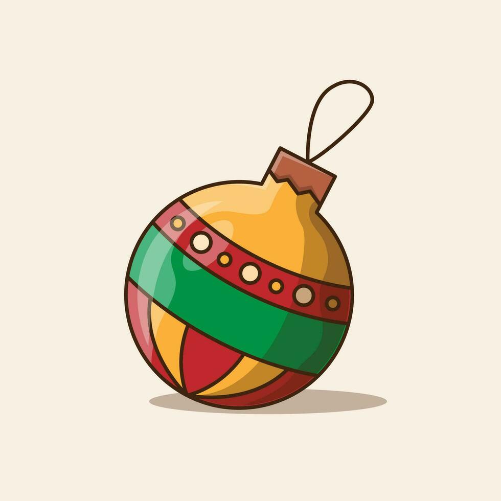 decorazione palla Natale vettore