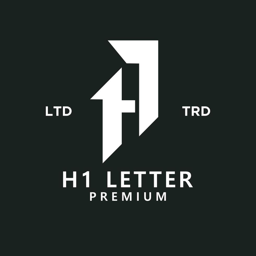 h7 lettera logo icona design vettore