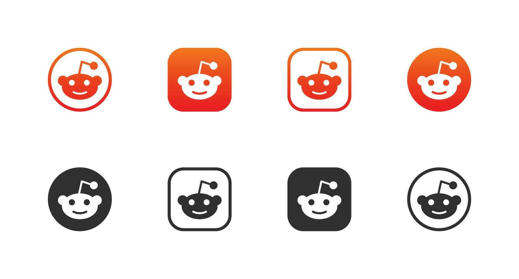 reddit marca logo - sociale media Comunità simbolo vettore
