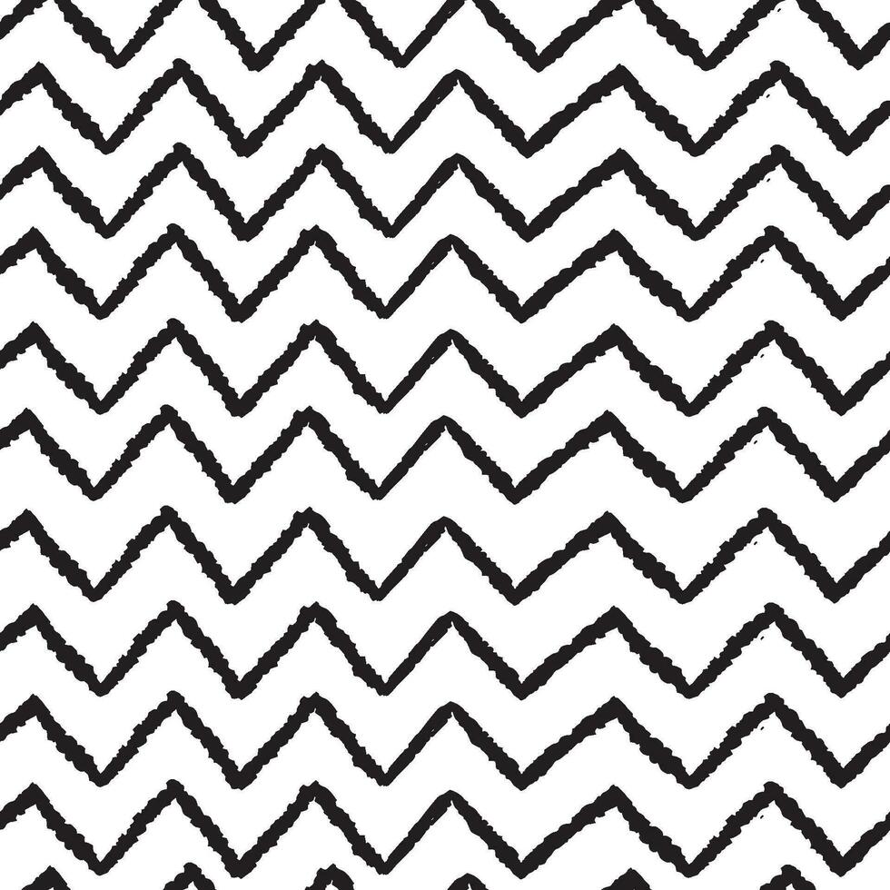 zigzag Linee e triangoli vettore collezione. semplice geometrico monocromatico forme. Memphis disegno, retrò geometrico elementi.