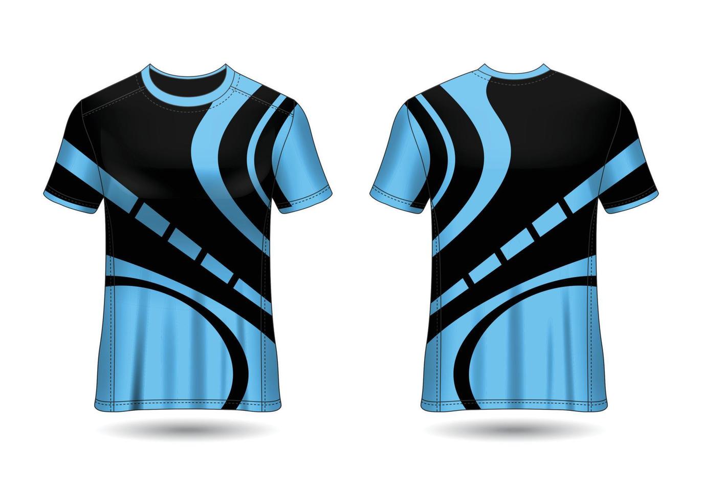 t-shirt design sportivo. maglia da corsa per club vettore