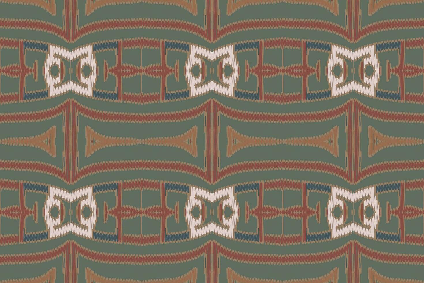 motivo folclore modello senza soluzione di continuità Mughal architettura motivo ricamo, ikat ricamo vettore design per Stampa 60s paisley cravatta tintura Damasco ornamento tappeti fricchettone kurta pigiama