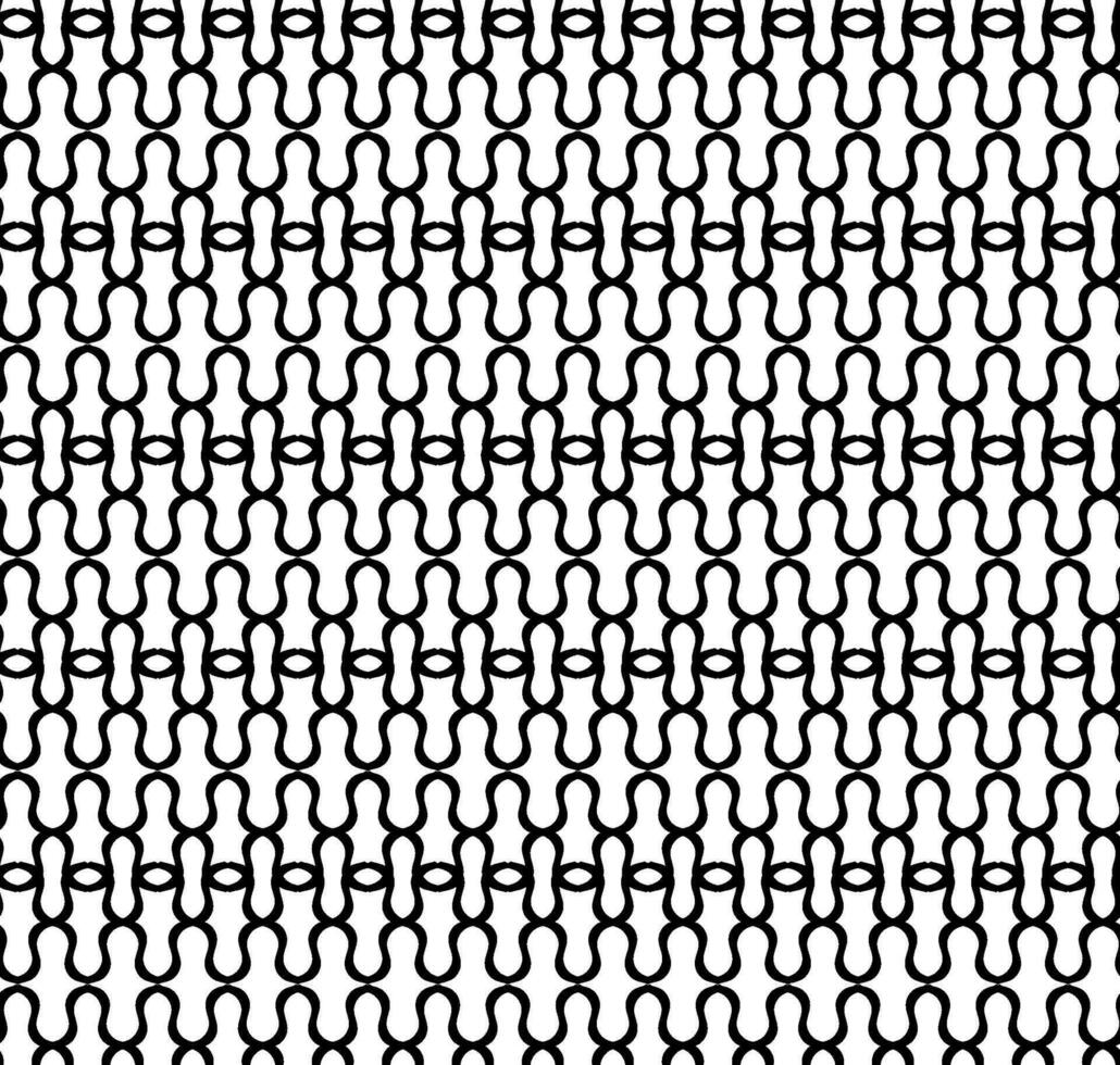 vettore senza soluzione di continuità geometrico struttura nel il modulo di un originale nero modello su un' bianca sfondo