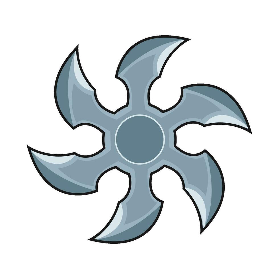 shuriken Giappone illustrazione vettore