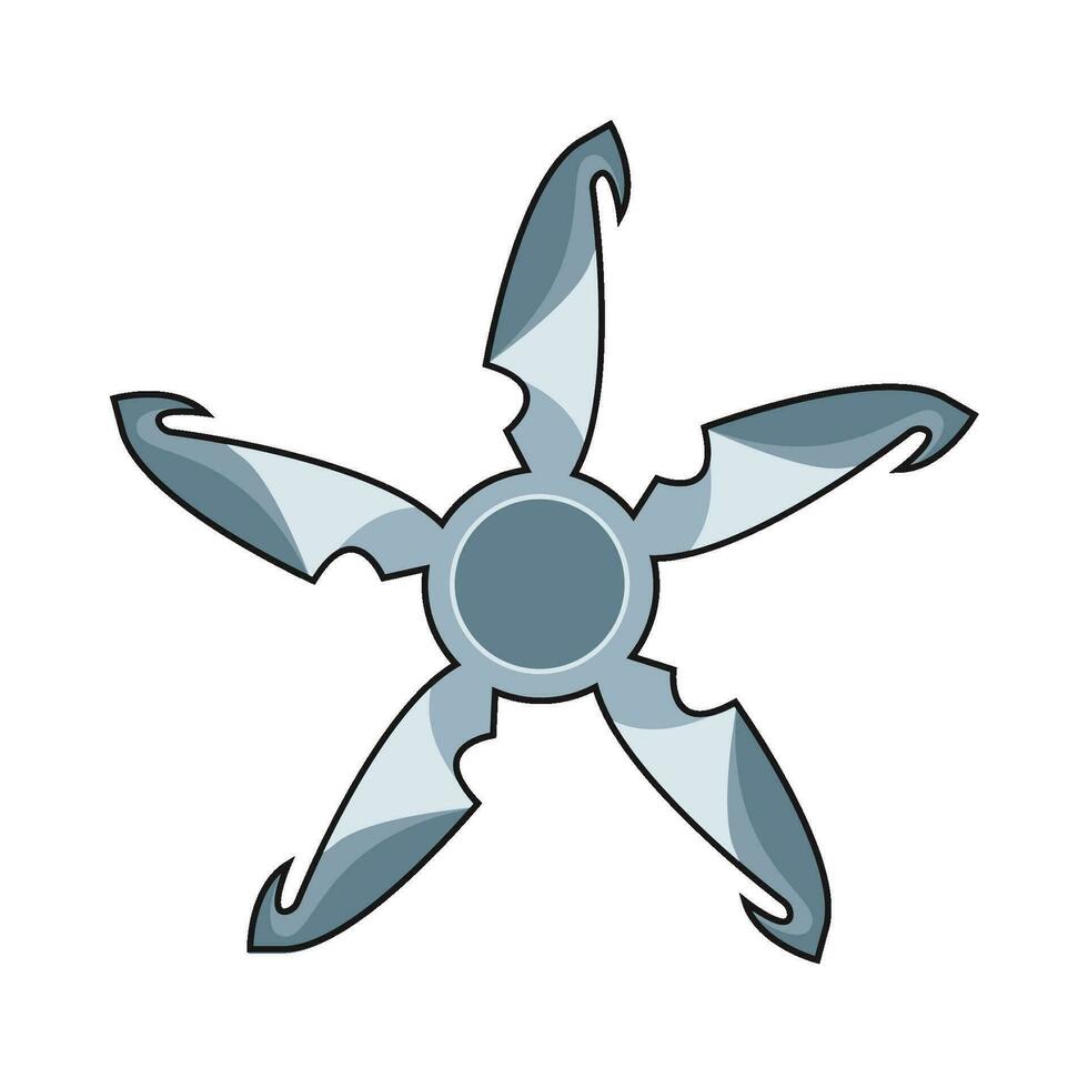 shuriken Giappone illustrazione vettore