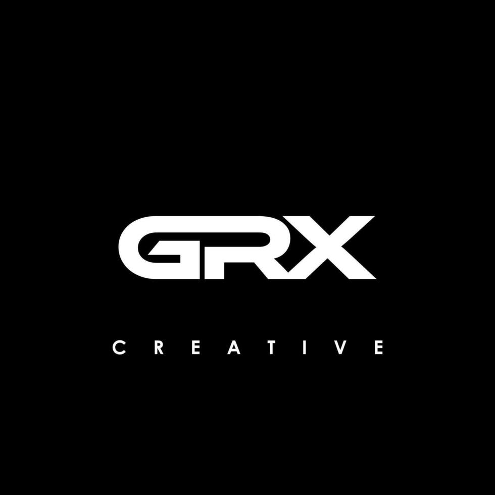 grx lettera iniziale logo design modello vettore illustrazione