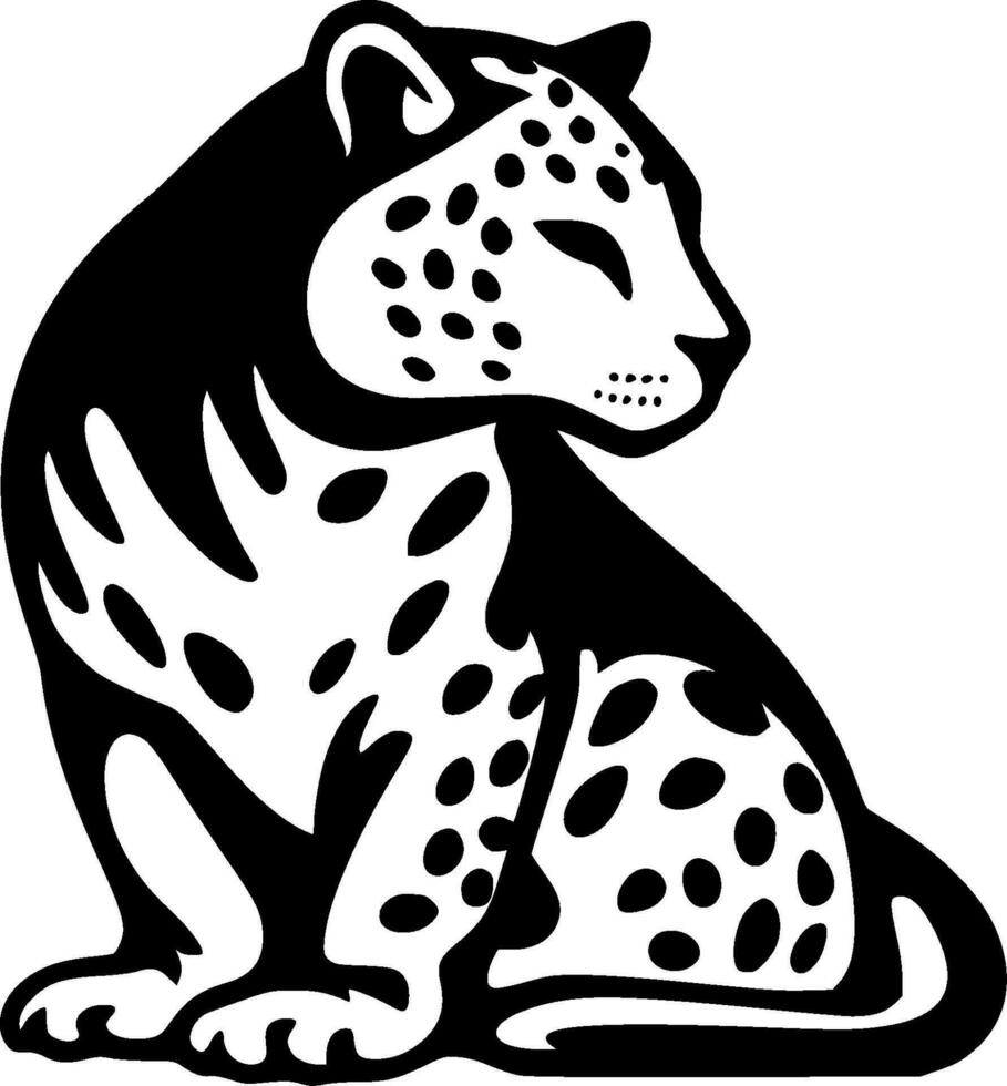 leopardo - alto qualità vettore logo - vettore illustrazione ideale per maglietta grafico