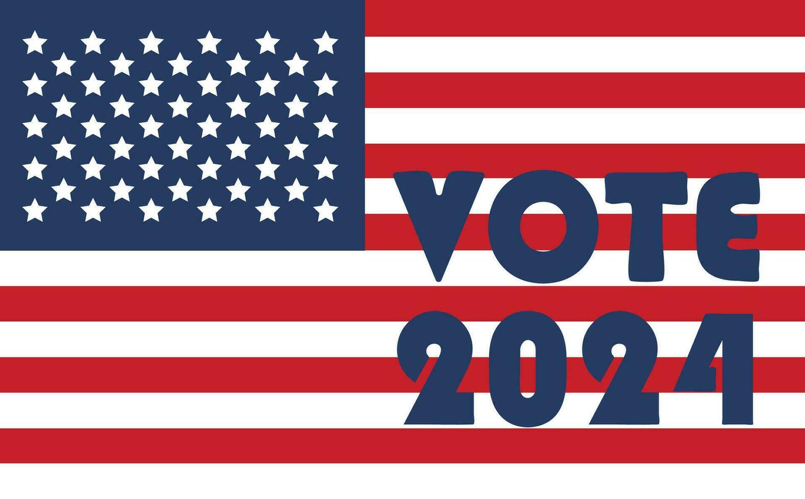 2024 presidenziale elezione giorno nel Stati Uniti d'America, novembre 5, carta design. votazione per il tuo futuro vettore