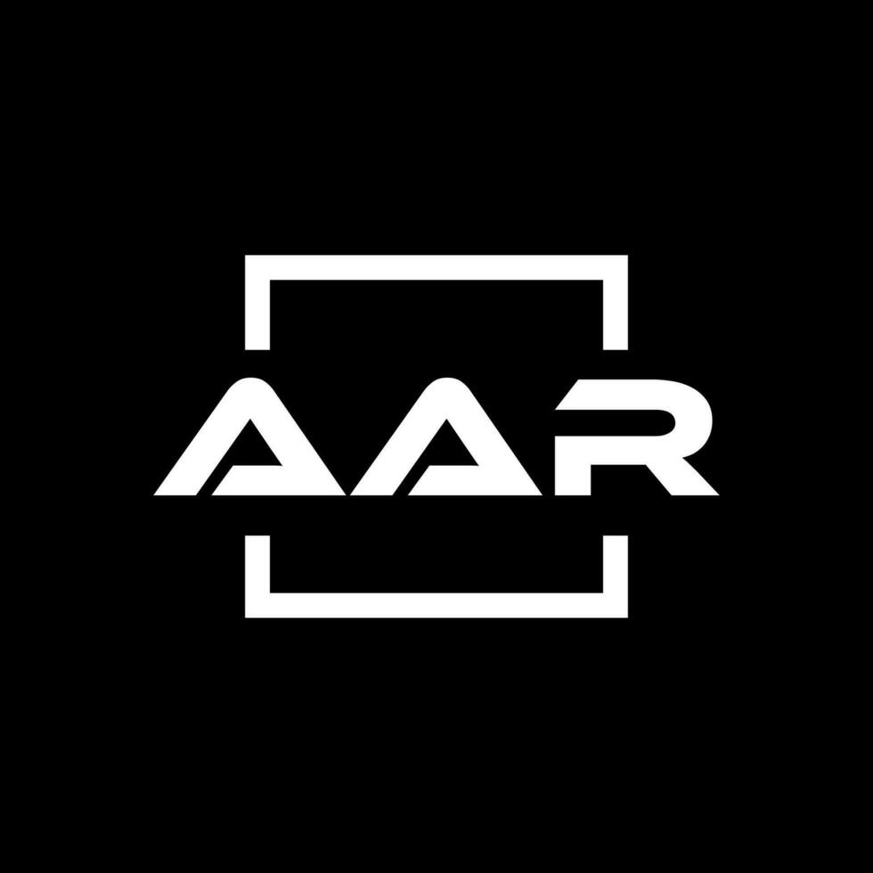 aar lettera logo disegno, iniziale lettera aar logo design vettore, aar logo design vettore file