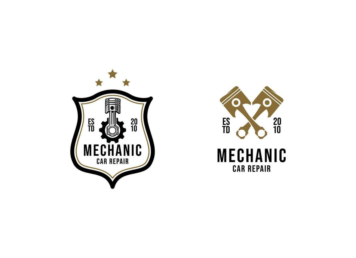 settore automobilistico meccanico logo design. meccanico Servizi, auto riparazione logo. design modello, vettore illustrazione.