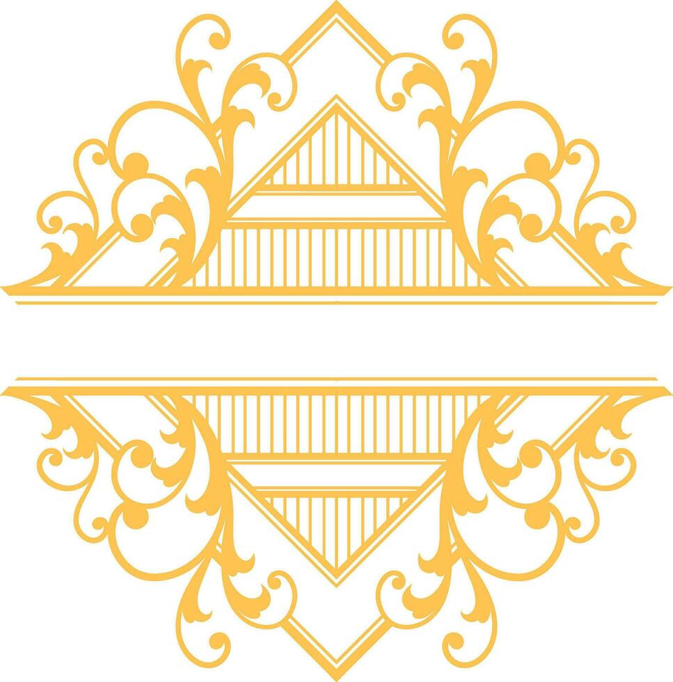 Vintage ▾ reale lusso vittoriano ornamentale logo vettore