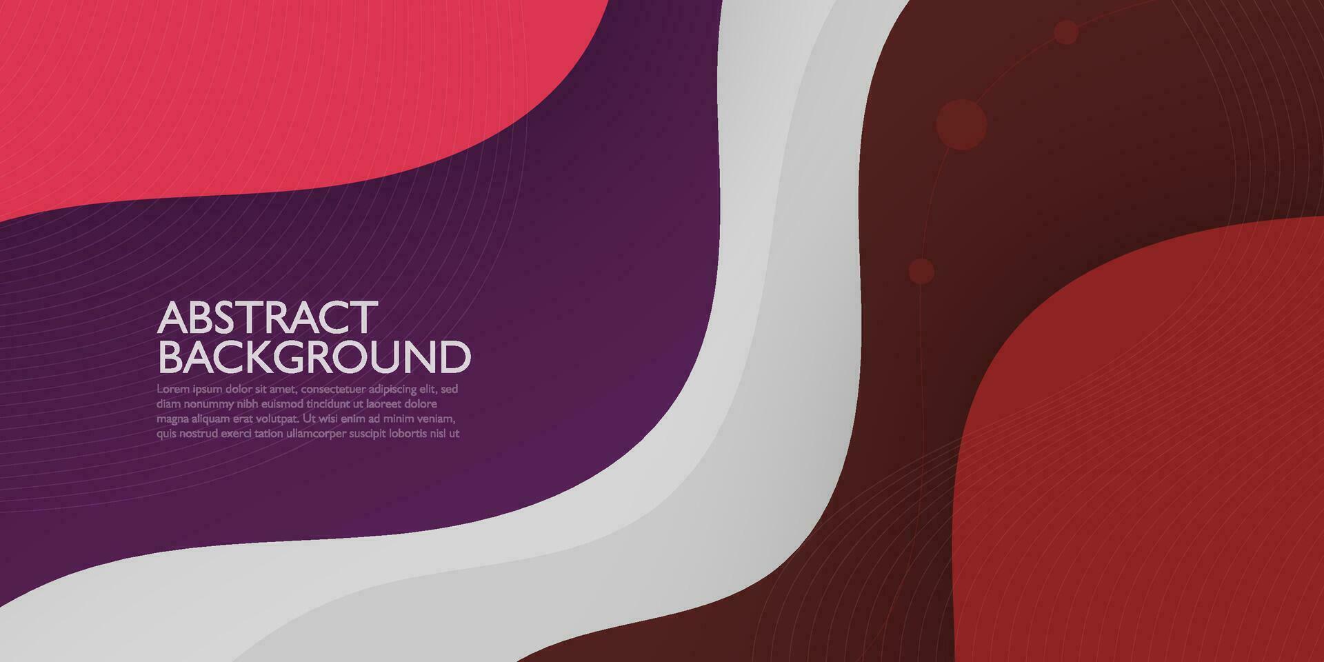astratto viola, Marrone e rosso dinamico onda sfondo modello vettore . colorato sfondo semplice design. eps10 vettore
