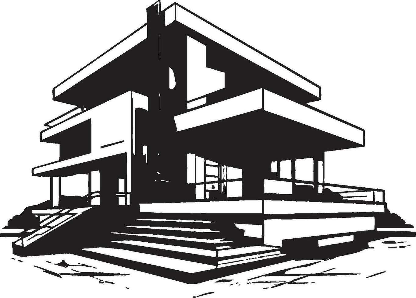 urbano eleganza moderno Casa design vettore emblema di tendenza habitat elegante Casa design vettore logo