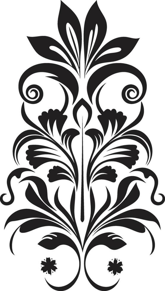 indigeno discussioni etnico floreale logo icona design eredità petalo Stampa etnico floreale elemento vettore
