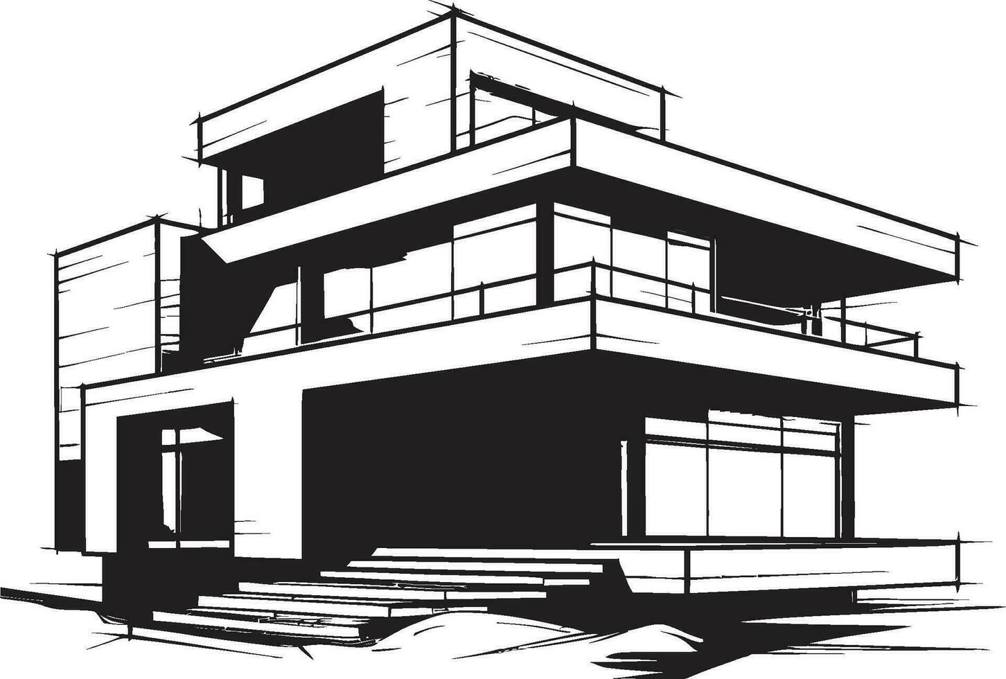 di classe habitat cresta elegante Casa design vettore icona voga vivente visione moderno Casa idea vettore emblema