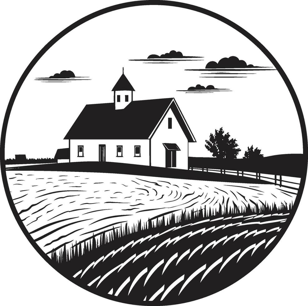 agraria ritiro simbolo agricoltori Casa vettore emblema raccogliere fattoria design agriturismo vettore icona