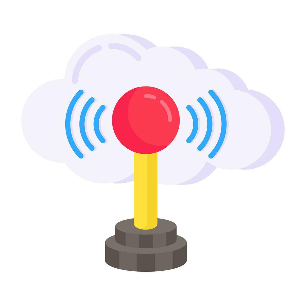 icona del design perfetto dell'hotspot cloud vettore