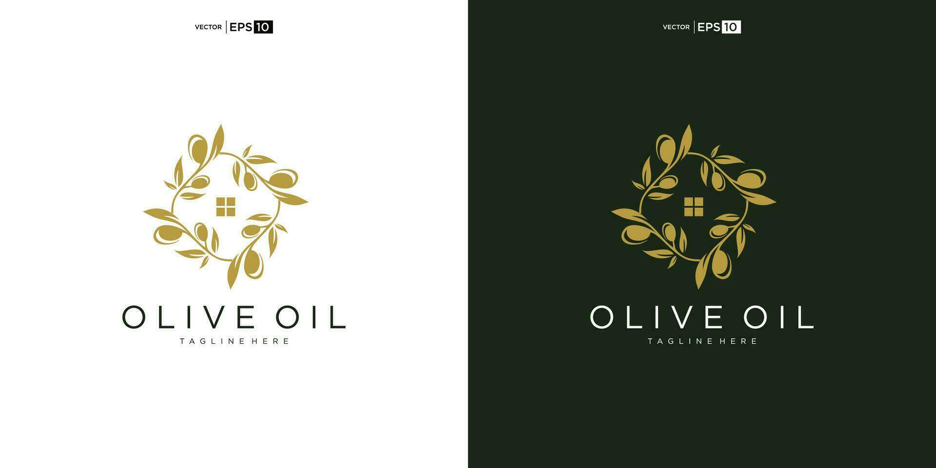 oliva logo icona design modello piatto. naturale extra vergine olio. bellezza, cosmetico vettore