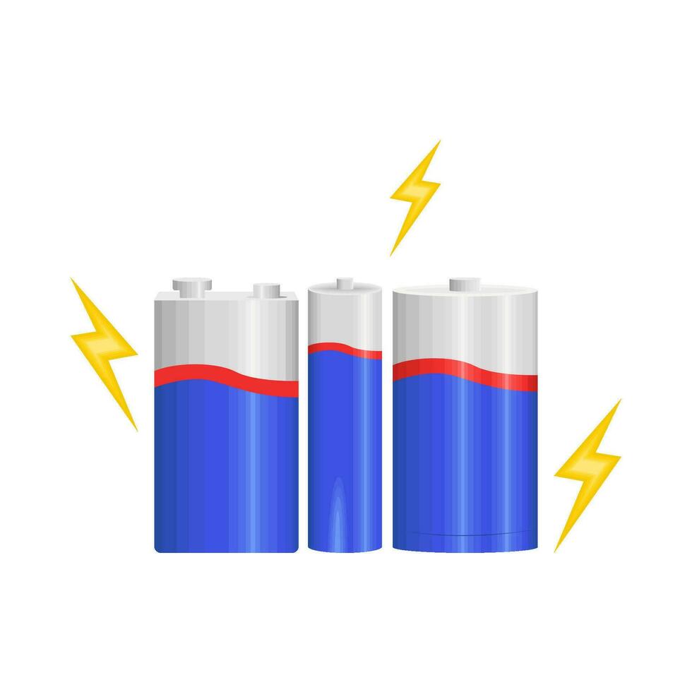 batteria energia illustrazione vettore