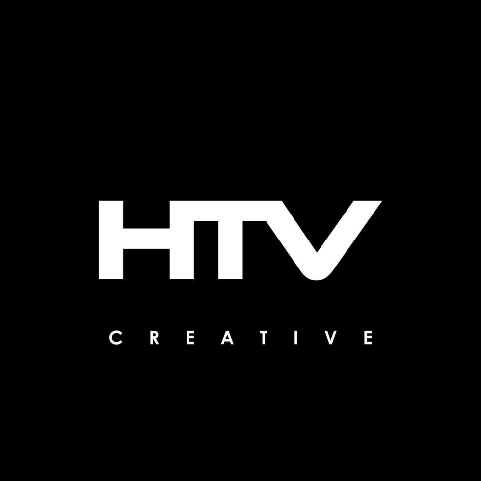 htv lettera iniziale logo design modello vettore illustrazione