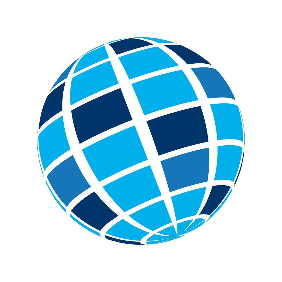 logo della tecnologia globale vettore
